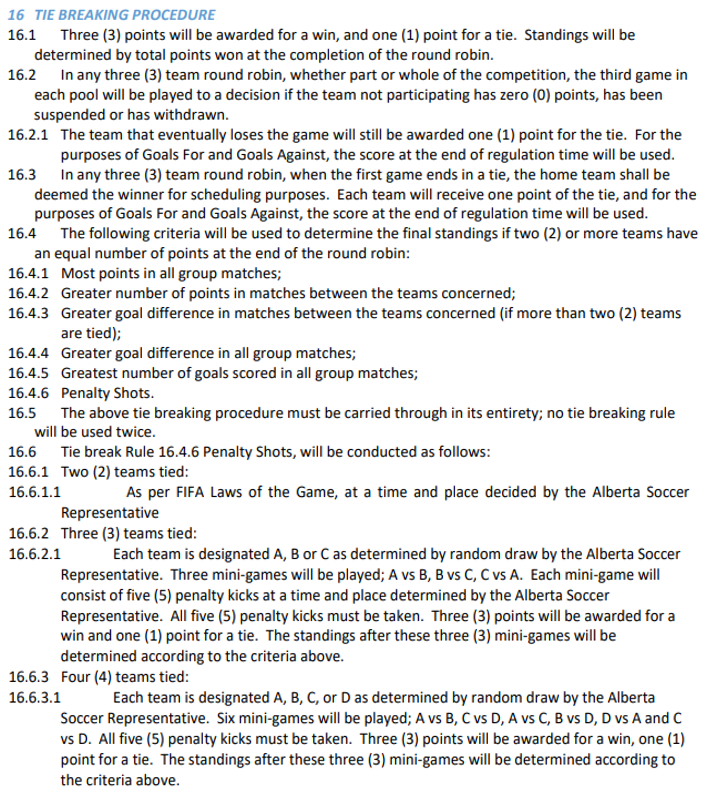 Alberta Soccer Association Competitions / Provincials site by